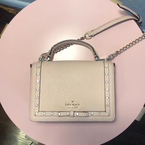 Kate spade pink bitsy laurel way jeweled purse